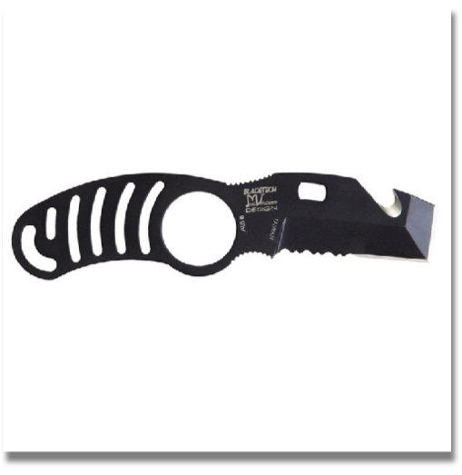 SIDE KICK RESCUE TOOL
AUS8 blade steel, Mike Vellekamp design, 4mm blade thickness, Built in belt cutter and oxygen key, Sheath has removable/reversible clip, Compatible with web platforms, Includes Velcro wrap for securing to boot, Includes breakaway neck chain SIDE KICK RESCUE TOOL
AUS8 blade steel, Mike Vellekamp design, 4mm blade thickness, Built in belt cutter and oxygen key, Sheath has removable/reversible clip, Compatible with web platforms, Includes Velcro wrap for securing to boot, Includes breakaway neck chain